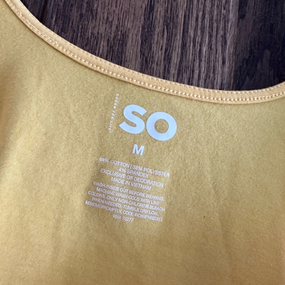 Yellow Tank Top - Picture 2 of 2